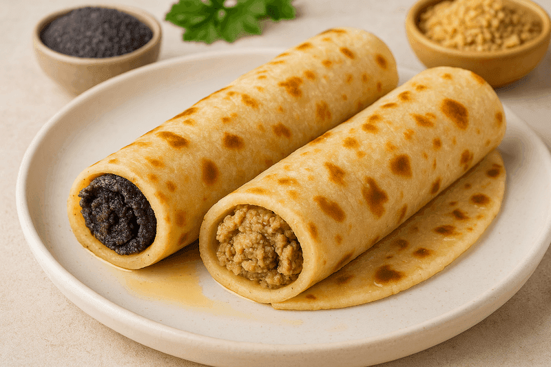 Lokše plnené makom, orechmi alebo pečienkou