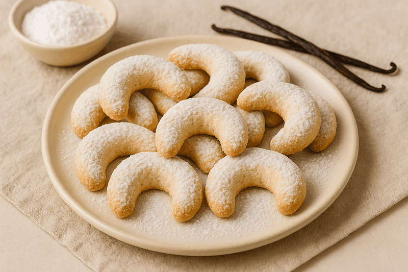 Tradičné vanilkové rožky